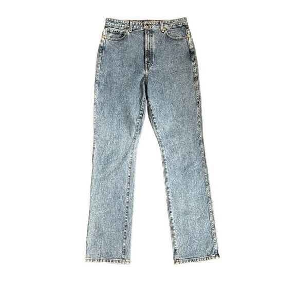 KHAITE Light Blue Straight Leg Jeans - Picture 3 of 9